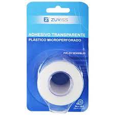 ADHESIVO PLASTICO TRANSPARENTE MICROPERFORADO 2.5CM (ZUVISS)